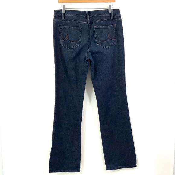♻️DONATED♻️ Ann Taylor LOFT Size 8 Original Bootcut Blue Jeans M10 - Picture 4 of 7